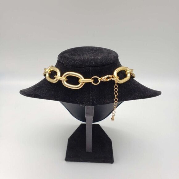 Gold-Plated Necklace with Authentic Louis Vuitton Padlock - Picture 5 of 14